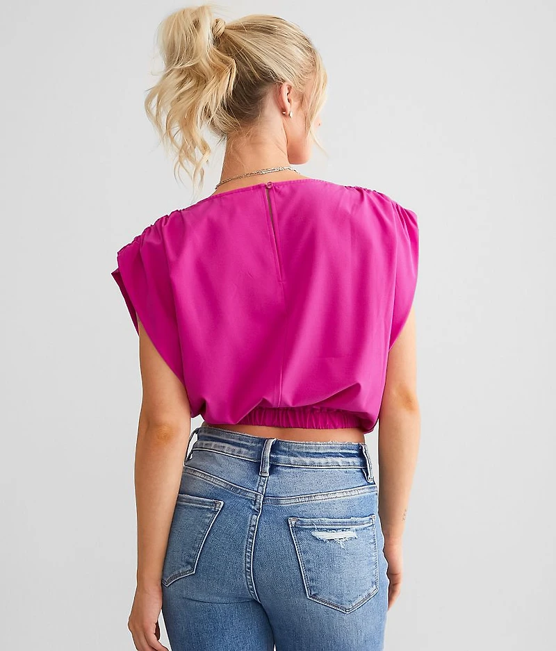 Shirred Bubble Top