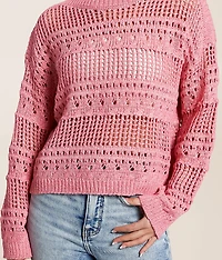 Pointelle Sweater