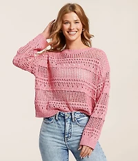 Pointelle Sweater