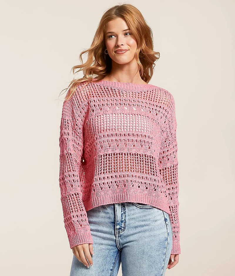 Pointelle Sweater