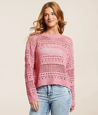 Pointelle Sweater