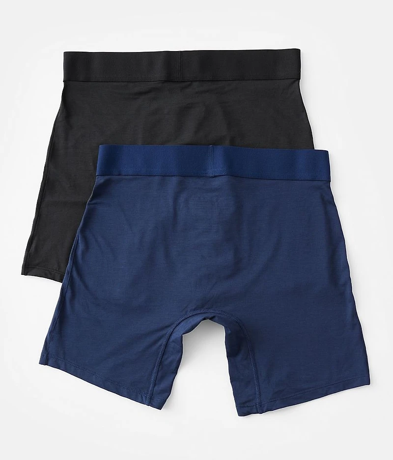 2 Pack Cool Cotton Stretch Boxer Briefs