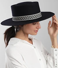 Banded Panama Hat