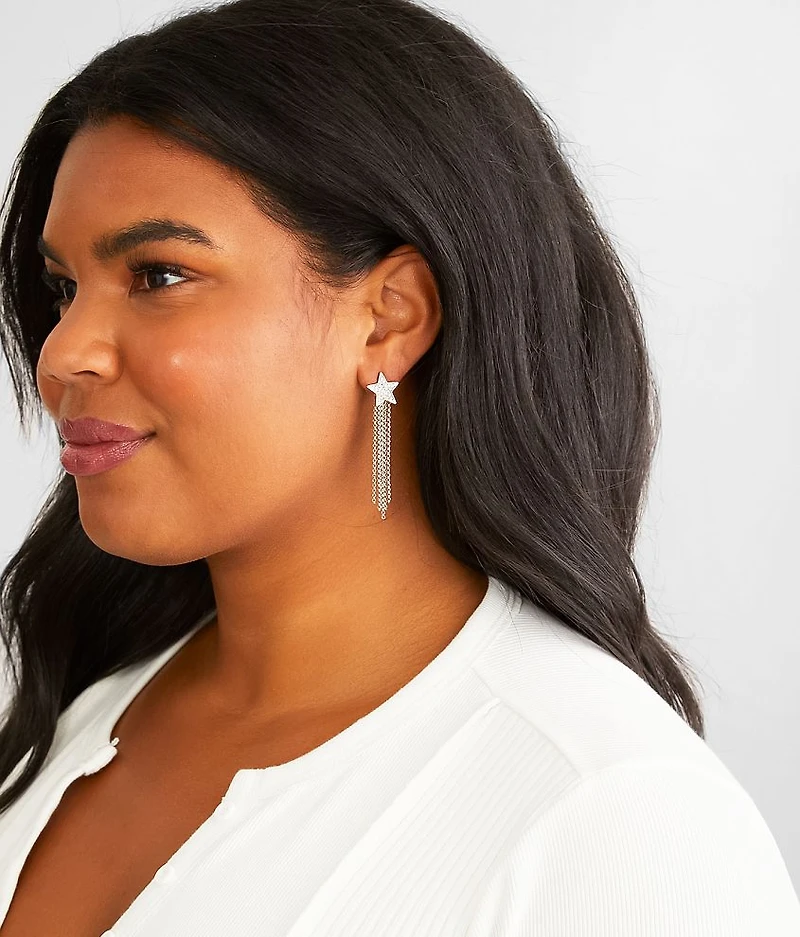 Star Fringe Earring