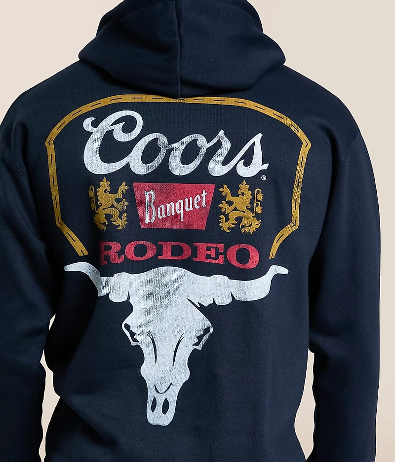 Coors Longhorn Skull Hooded Sweatshirt