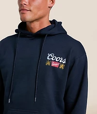 Coors Longhorn Skull Hooded Sweatshirt