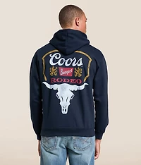 Coors Longhorn Skull Hooded Sweatshirt