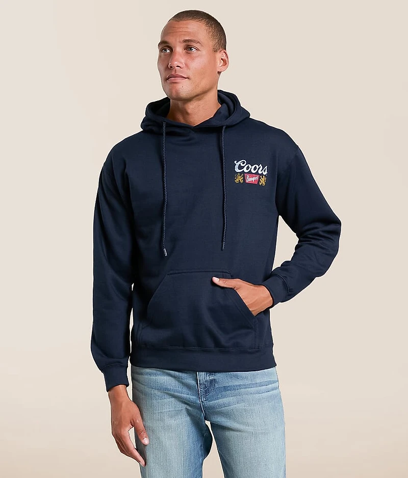 Coors Longhorn Skull Hooded Sweatshirt