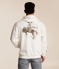Coors Bucking Cowboy Hooded Sweatshirt
