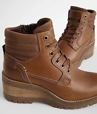 B-52 Leather Wedge Boot