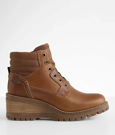 B-52 Leather Wedge Boot