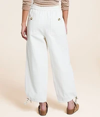 Cropped Wide Leg Pant