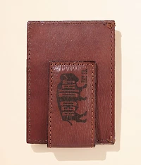 Leather Money Clip Wallet