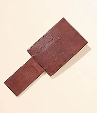 Leather Money Clip Wallet