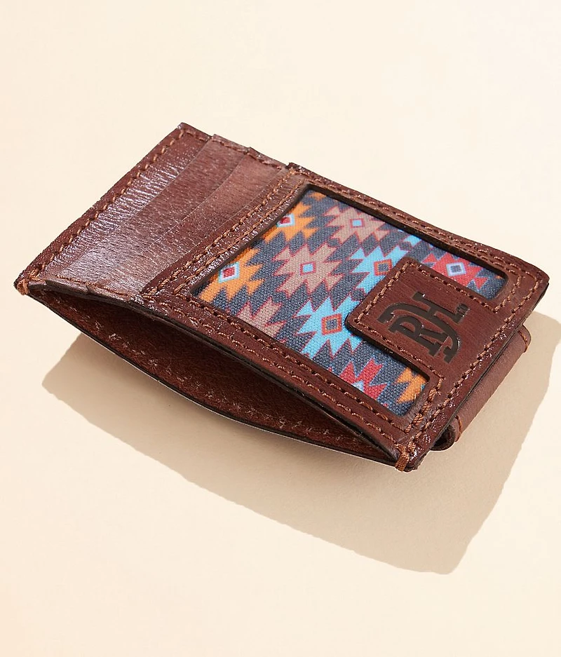 Leather Money Clip Wallet
