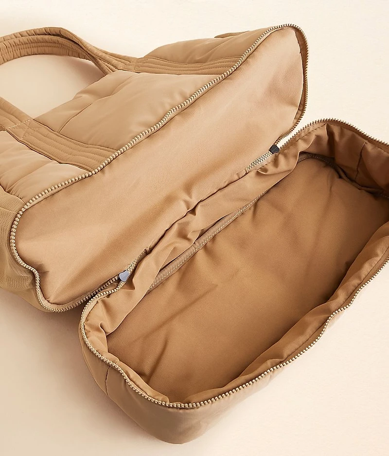 Nylon Puffer Tote
