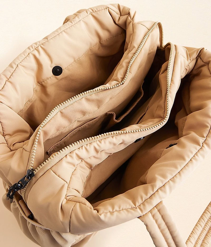 Nylon Puffer Tote