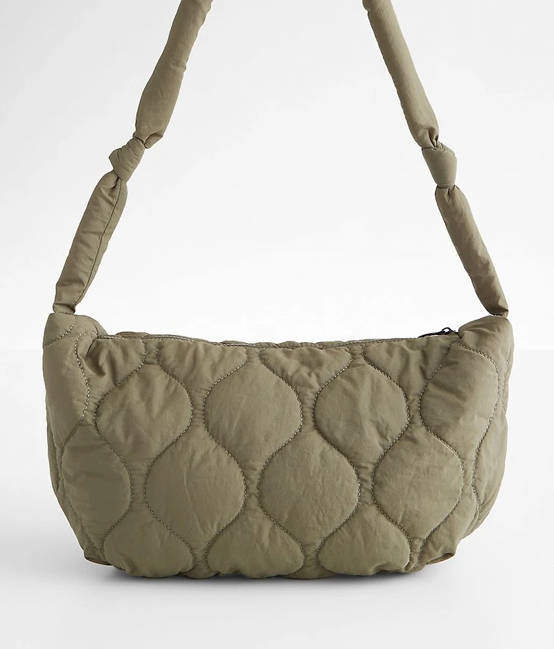 Nylon Puffer Sling Bag