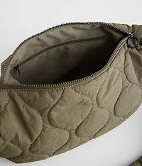 Nylon Puffer Sling Bag
