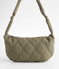 Nylon Puffer Sling Bag