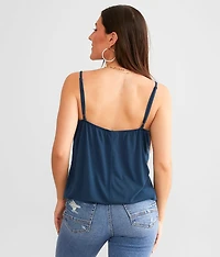 Lace Trim Tank Top