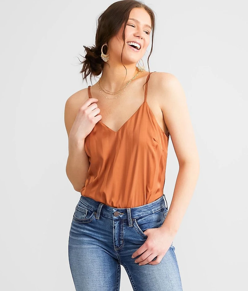 Tonal Stripe Bodysuit