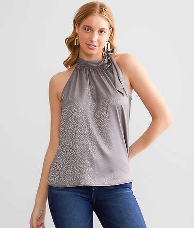Satin A-Line Tank Top