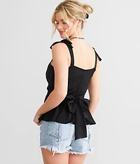 Tulip Peplum Tank Top