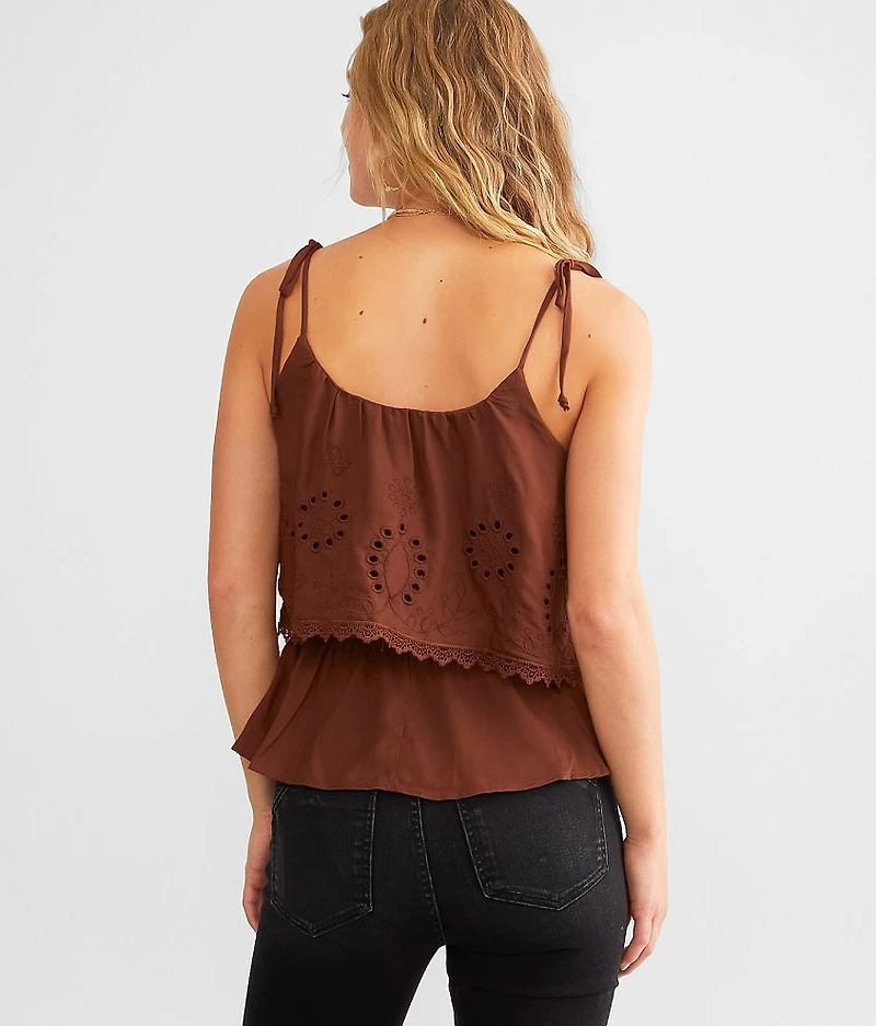 Embroidered Tank Top