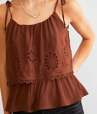Embroidered Tank Top