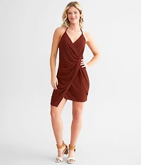 Sheen Halter Mini Dress