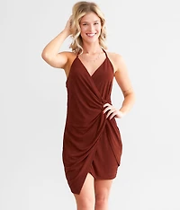 Sheen Halter Mini Dress