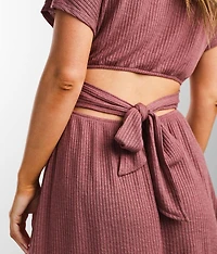 Opened Tie Back Dress