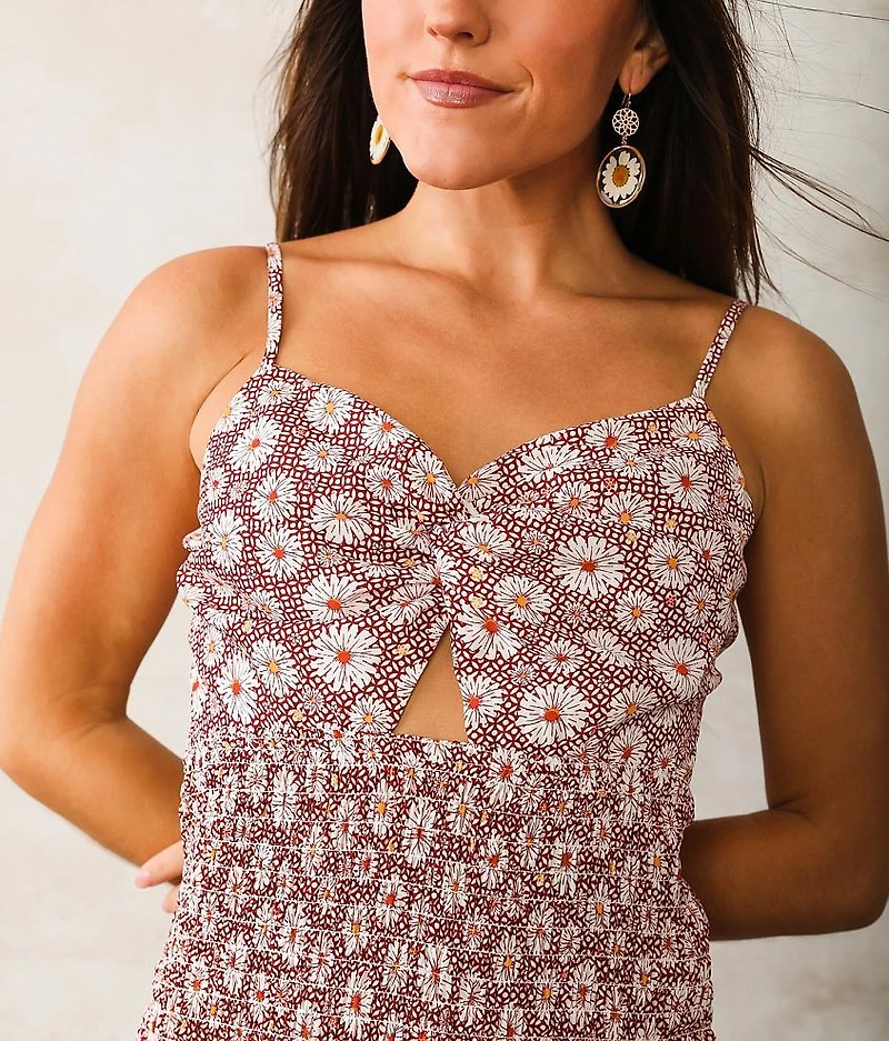 Daisy Smocked Mini Dress