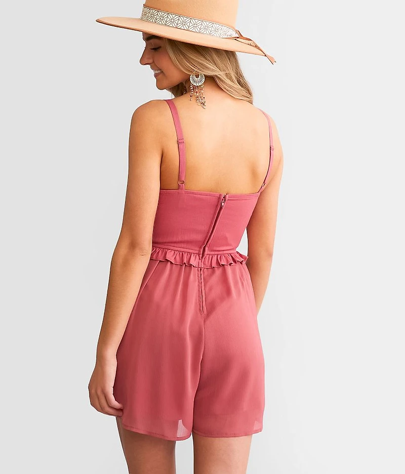 Ruffle Corset Romper