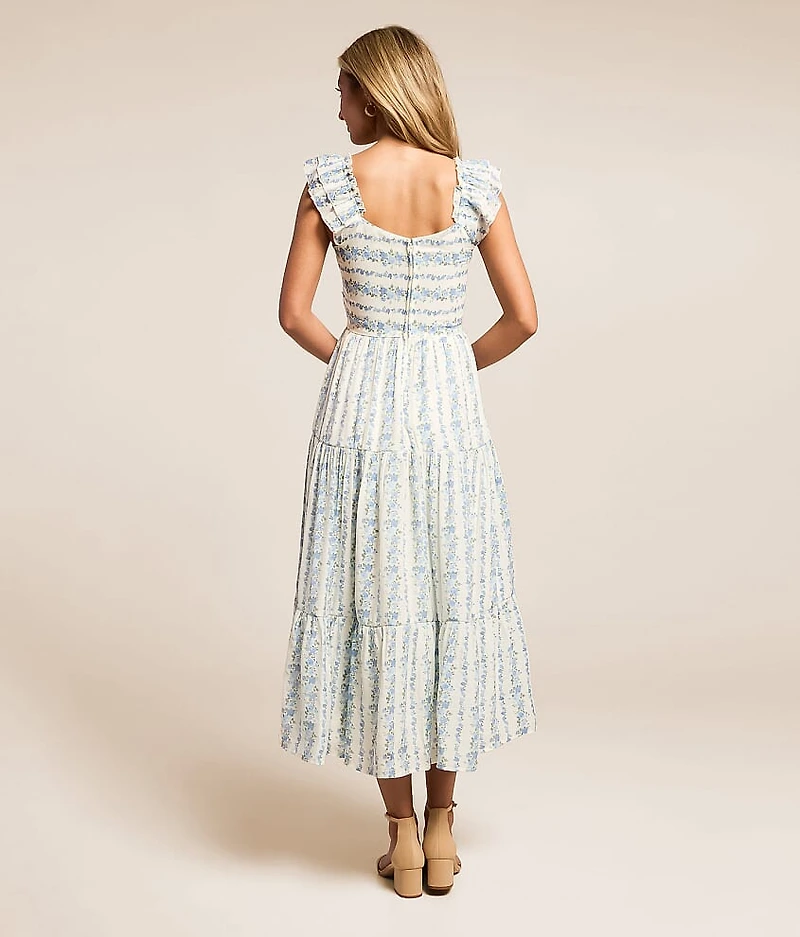 Floral Tiered Maxi Dress