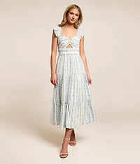 Floral Tiered Maxi Dress