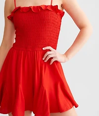 Smocked Bodice Romper