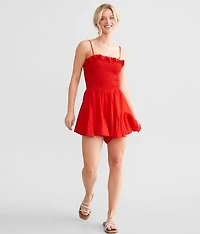 Smocked Bodice Romper
