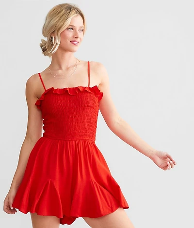 Smocked Bodice Romper