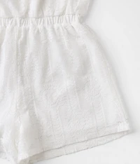 Girls - Flutter Lace Romper