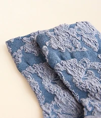 Floral Jacquard Socks