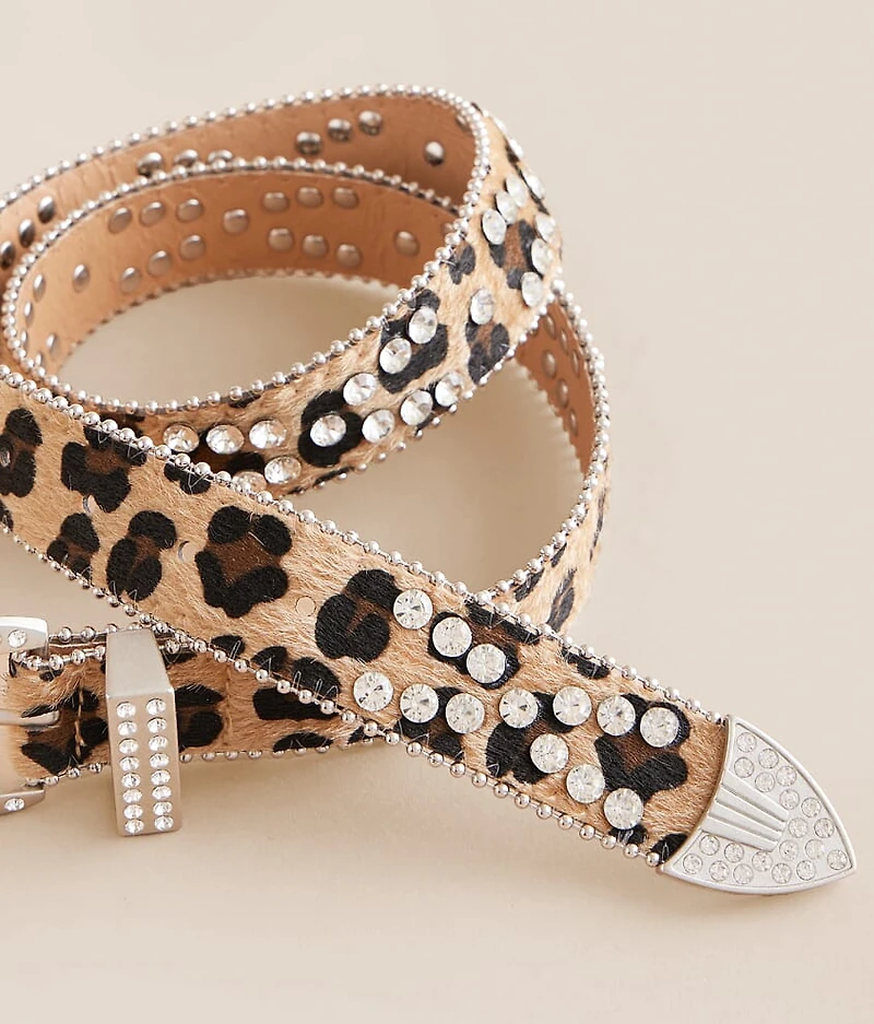 Leopard Glitz Belt