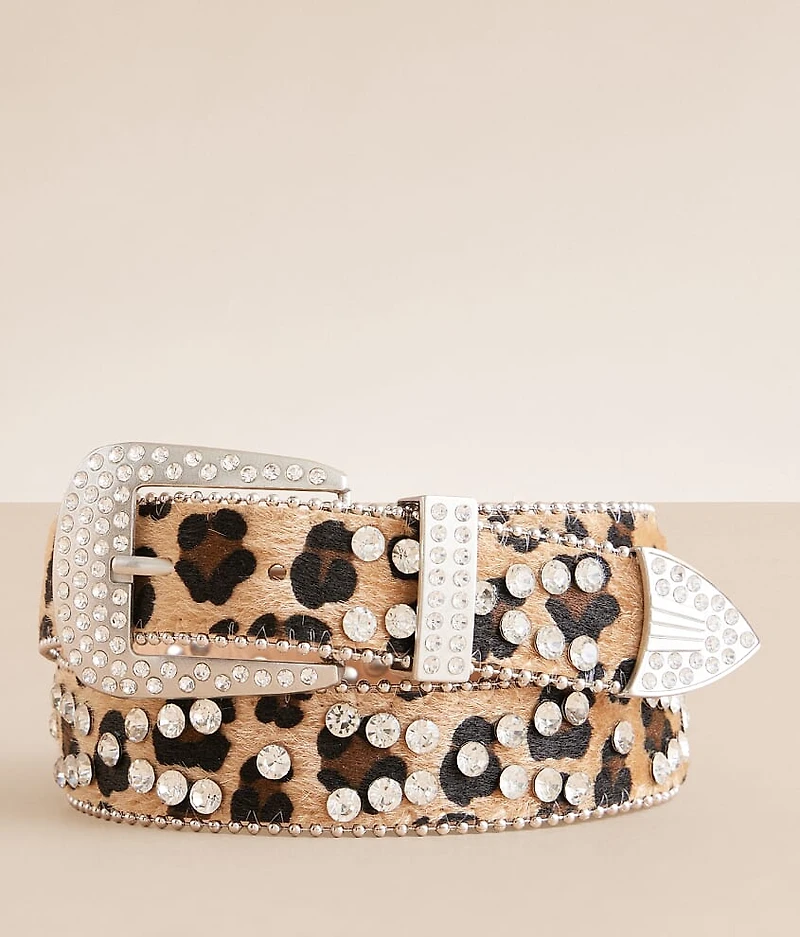 Leopard Glitz Belt