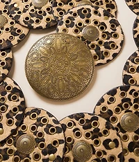 Leopard Grommet Belt