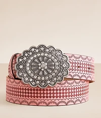 Checkered Glitz Belt