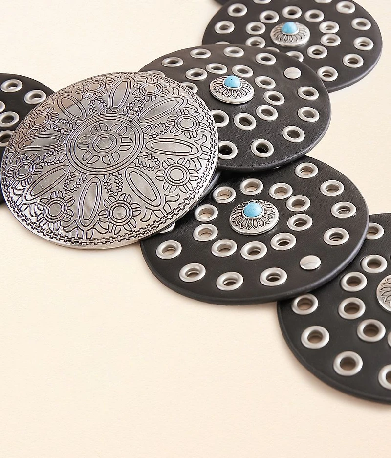 Turquoise Stone Circle Belt