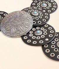 Turquoise Stone Circle Belt