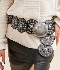 Turquoise Stone Circle Belt