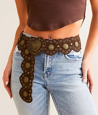 Concho Heart Belt